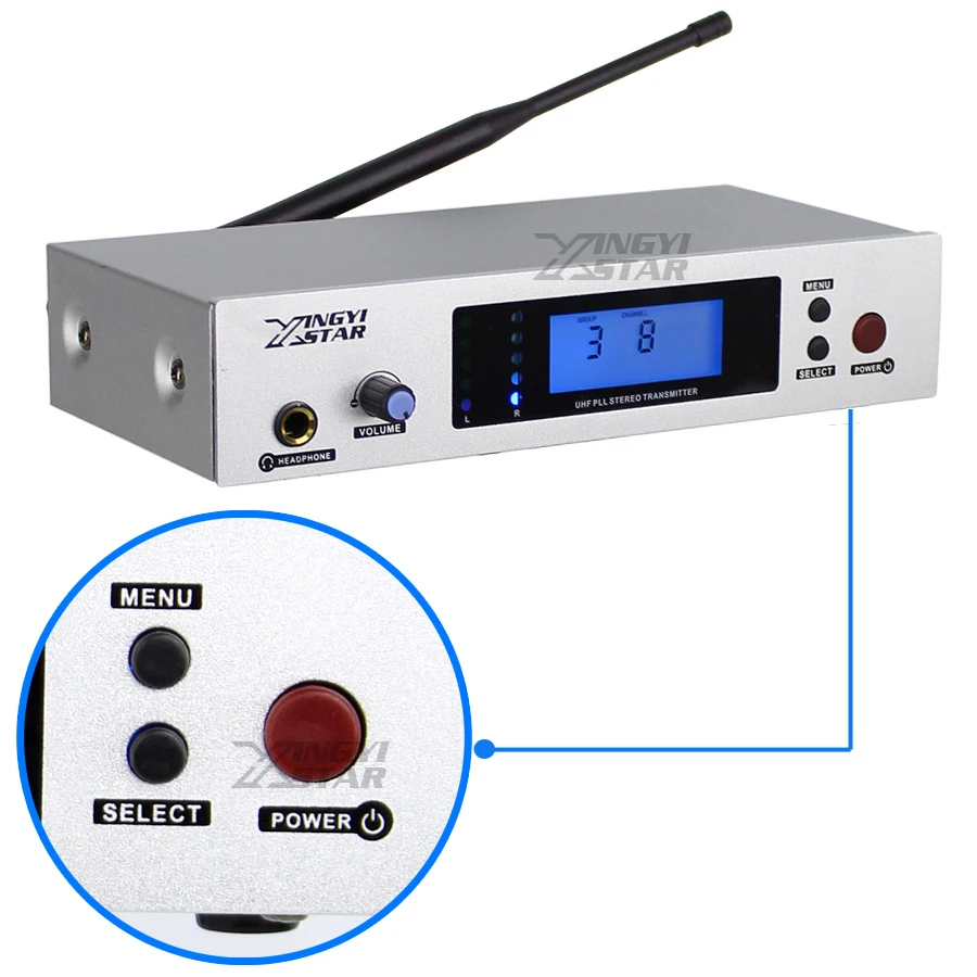 Беспроводная система для наблюдения за ушами профессиональная сценическая