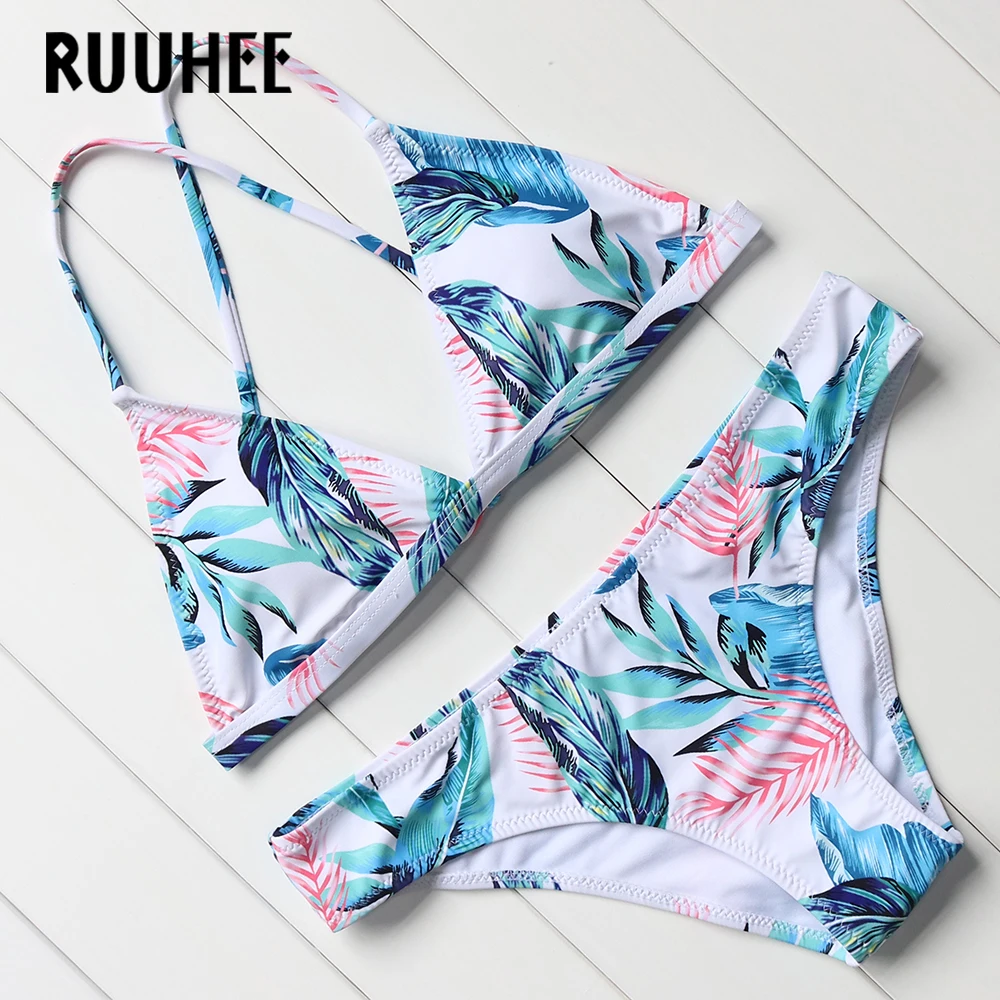 Ruuhee 2017 сексуальное бикини Для женщин Купальник Push Up Купальники для малышек