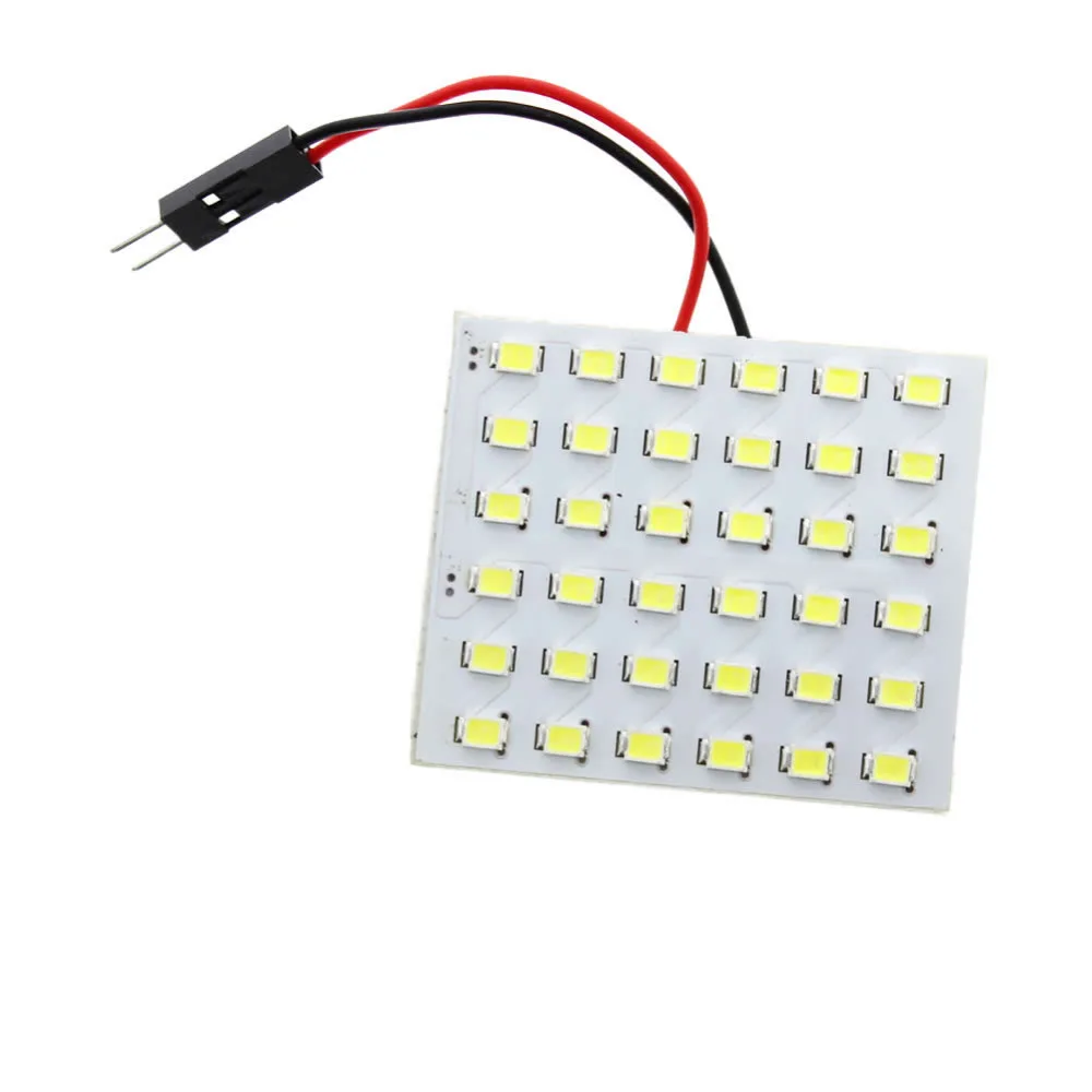 Новый 36 2835 Светодиодный светильник универсальный T10 BA9S Festoon 3 адаптера белая