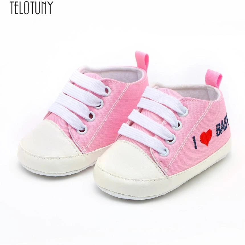 Teletuny/Обувь для новорожденных мальчиков и девочек нескользящая Мягкая подошва