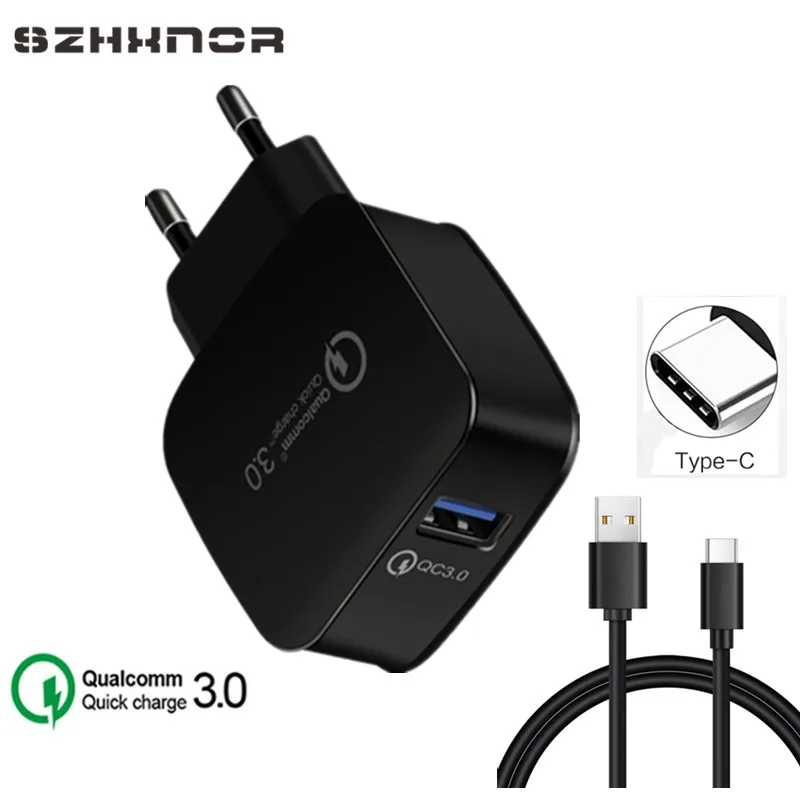 Quick Charge 3 0 Fast Зарядное устройство QC3.0 стены USB адаптер для Samsung S8 Plus Elephone U/U Pro Z1 P9000