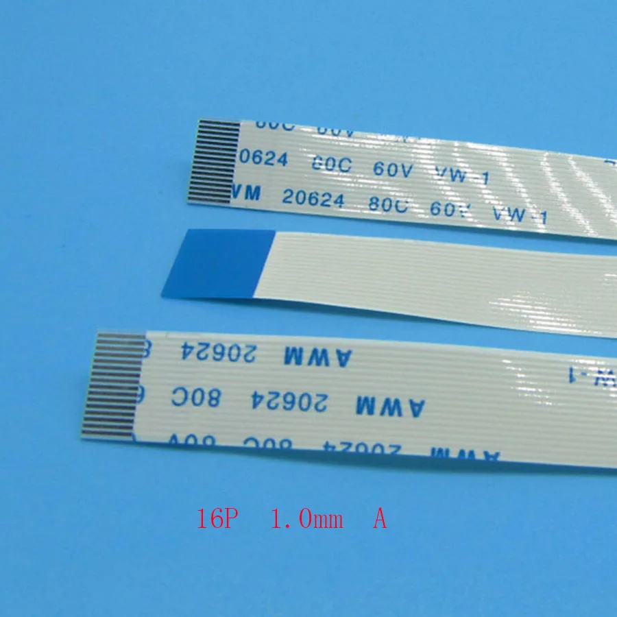 10 шт. Новый FFC FPC 16pin плоский гибкий кабель 1 0 мм 5 Шаг типа A Длина 100 300 400 150 250 лента 16p