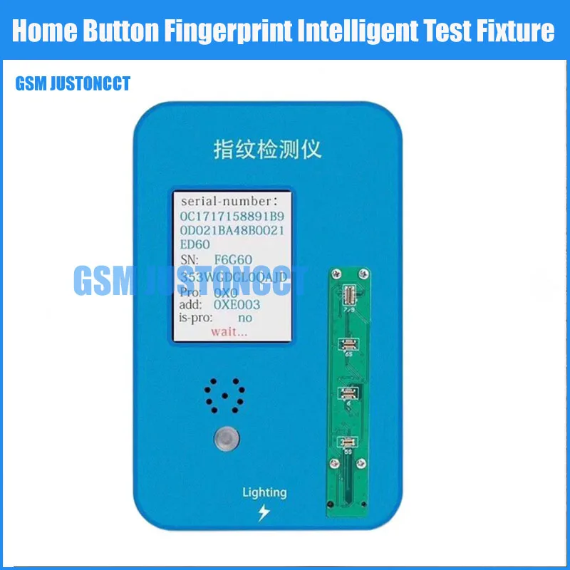 

Home Button Fingerprint Intelligent Test Fixture For IPhone IPhone 8 Plus / 8 / 7 Plus / 7 / 6S Plus / 6S / 6 Plus / 6 / 5S