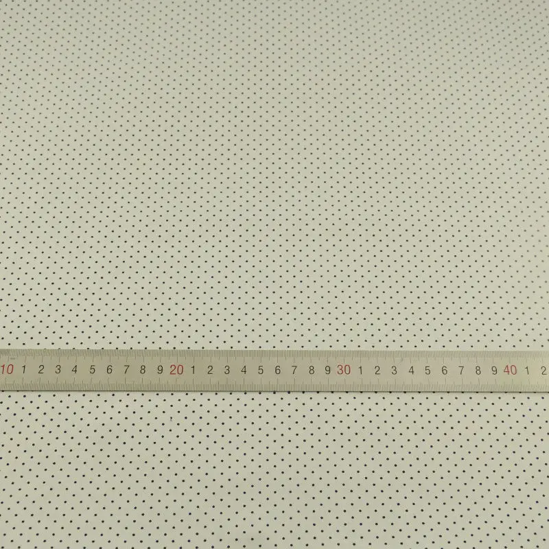 Ткань из 100% хлопка Twill текстиль Telas Mini серый с принтом мини в черный горошек для