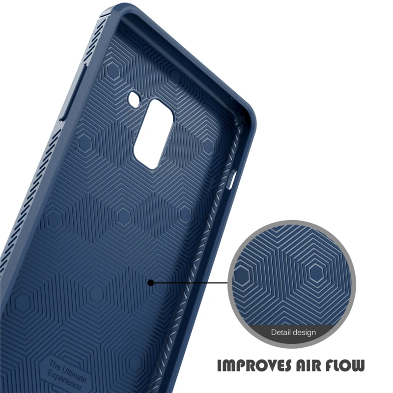 Для samsung Galaxy A8 2018 Роскошный чехол грязи устойчивый к царапинам Мягкие TPU Защитите