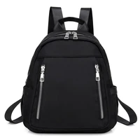 new waterproof nylon women backpack zipper school bags for teenagers girls small backpack female multifunction student rucksack