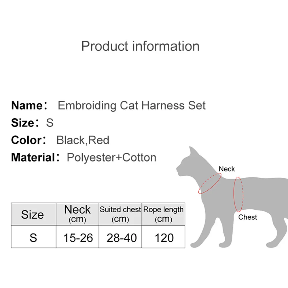 Милый Кот и поводок для поводков полиэстера котенок кошка щенка собаки Жилет