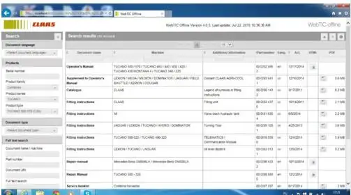 2020 Новинка для Claas WebTIC центр технической информации неограниченный по многим ПК| |