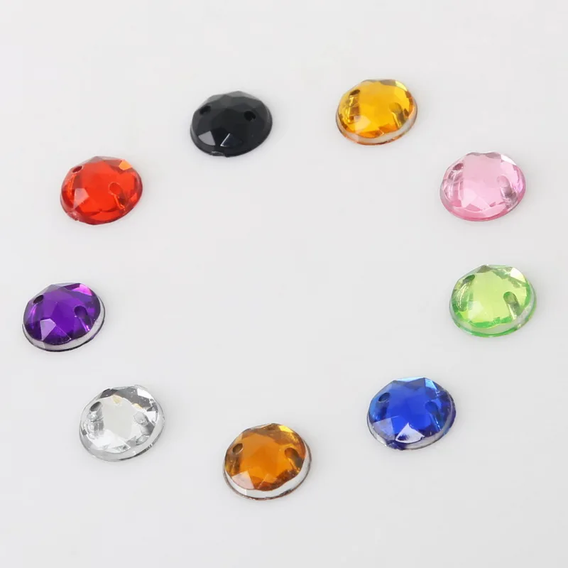 Новое поступление! Круглый акриловый рожок с двумя отверстиями 8 мм|accessories for