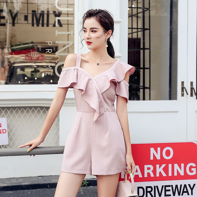 BGTEEVER тонкая талия Нерегулярные оборки женский полосатый пляжный костюм