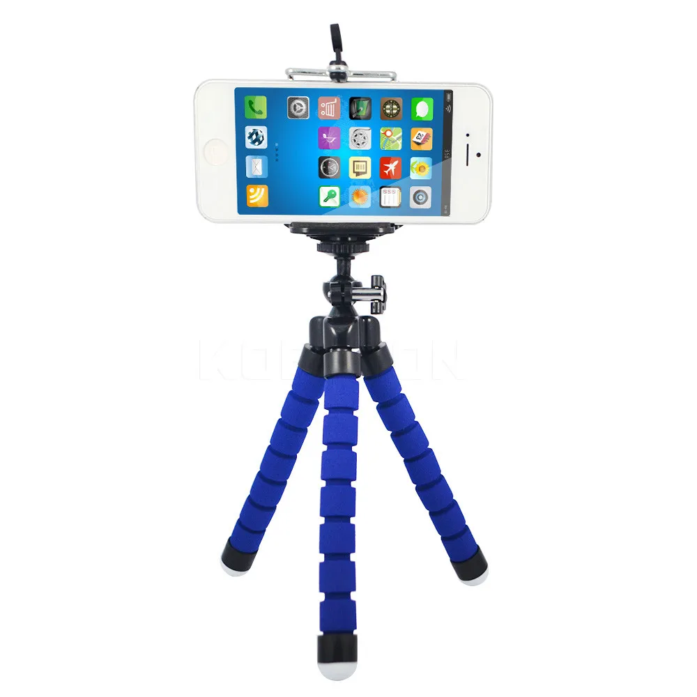 Гибкий штатив Осьминог для телефона с держателем Штатив iPhone Samsung Huawei Xiaomi Lenovo leagoo