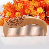 20pcslot carved handless handmade carved wooden comb hairdressing combs pj05