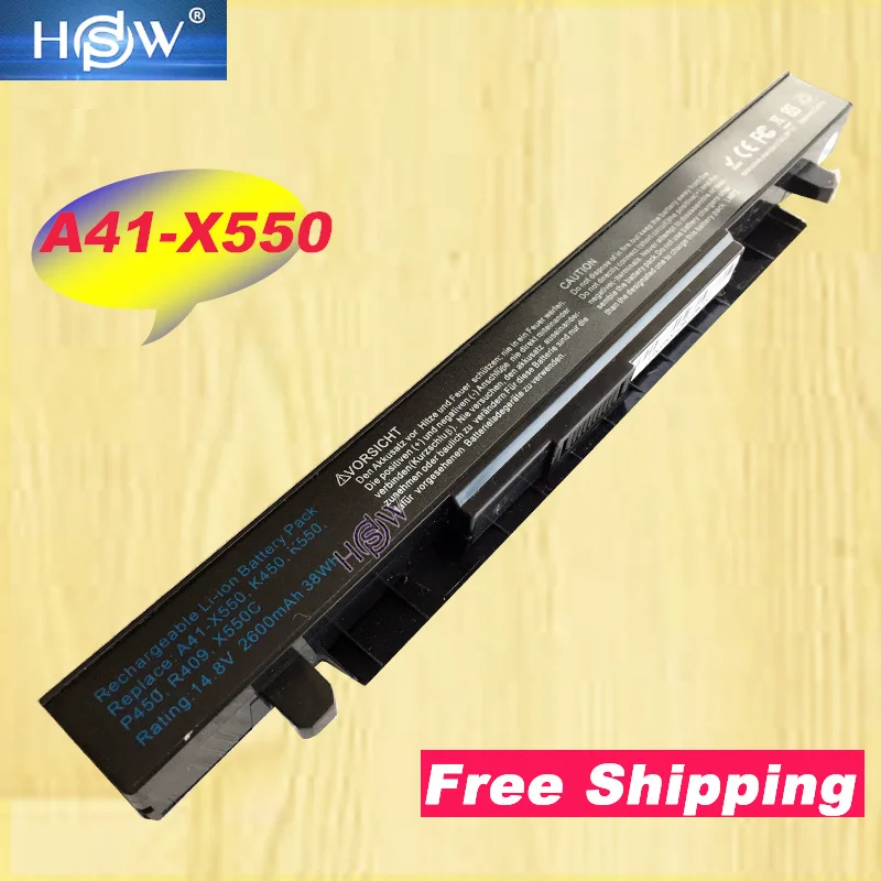 HSW 4Cell Laptop battery For Asus A41-X550 A41-X550A X550 A450 A550 F450 F550 F552 K450 K550 P450 P550 R409 R510 X450 X550C X452