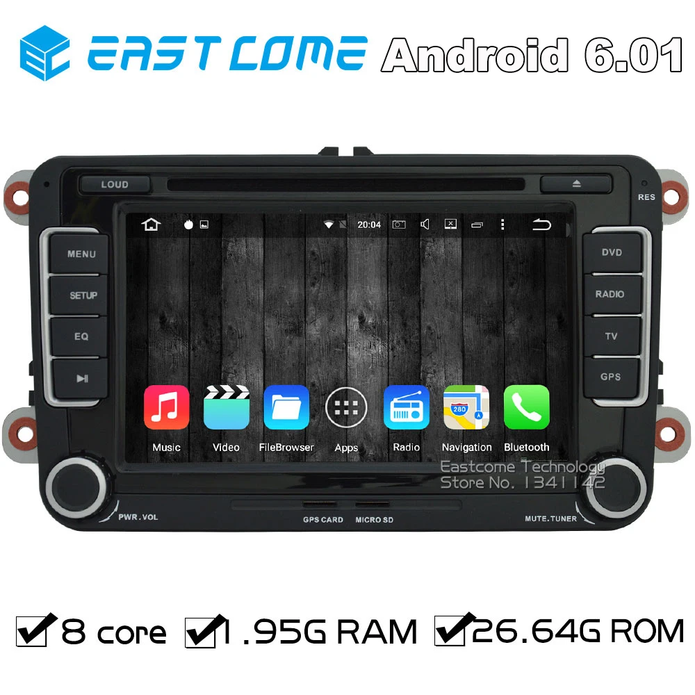 Восьмиядерный 8 ядерный Android 6 01 автомобильный dvd-плеер для Volkswagen VW PASSAT CC Golf 5 Tiguan