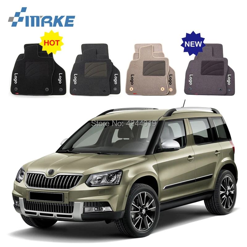 Автомобильные коврики всепогодные Передние Задние Коврики для автомобилей Skoda