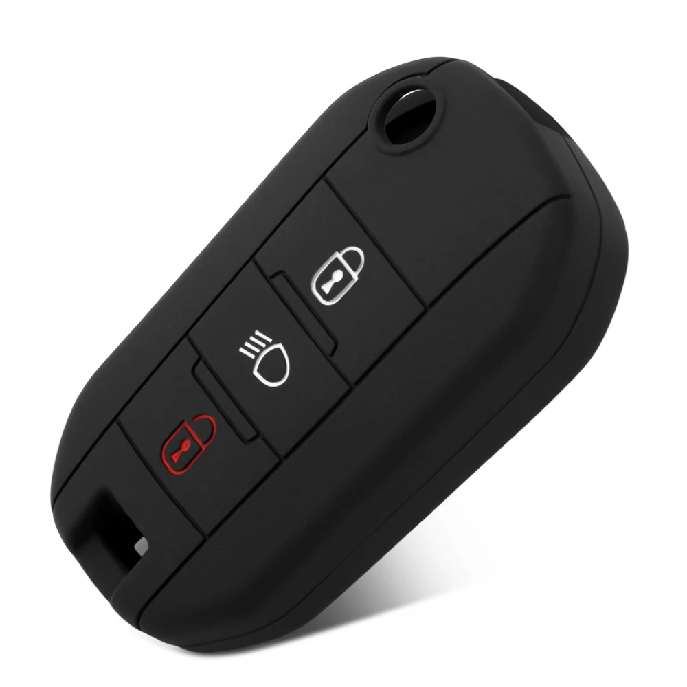 3 кнопки флип силиконовый чехол для ключей Citroen C2 C3 C4 Picasso Xsara C5 C6 C8 защитный