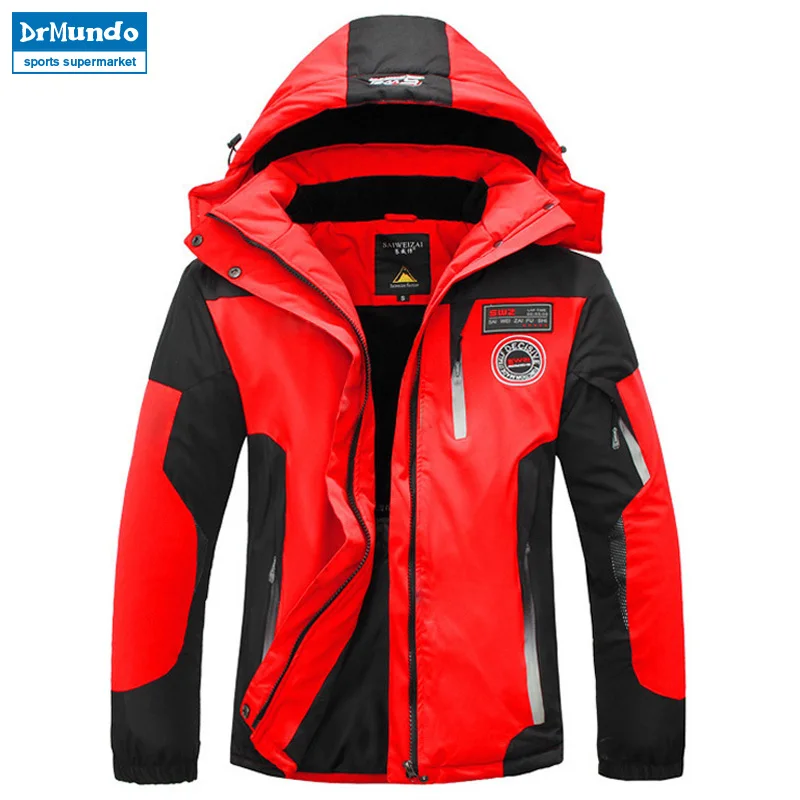 Лыжная куртка Женская водонепроницаемая зимняя теплое пальто для активного