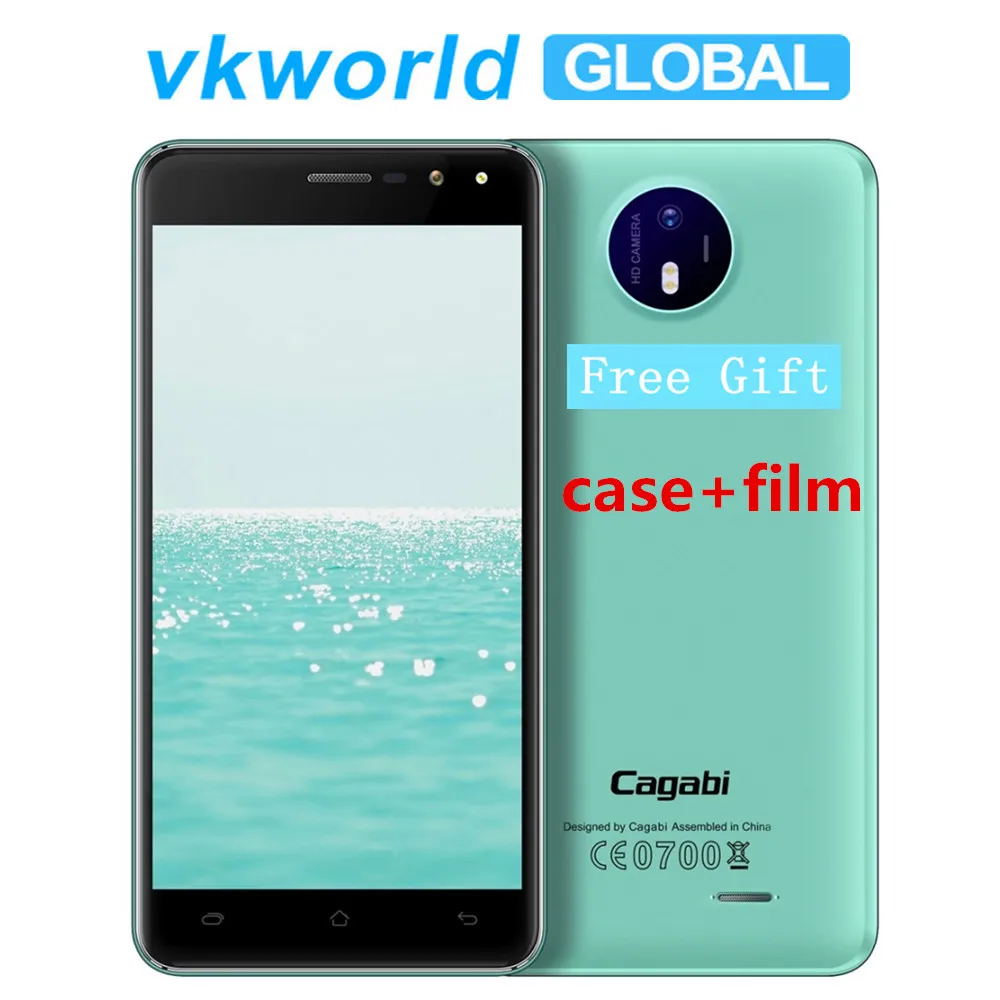 Смартфон Vkworld Cagabi ONE 5 0 дюйма Android 6 8 ГБ 1 четырехъядерный процессор MTK6580A 1280x720 WCDMA 3G