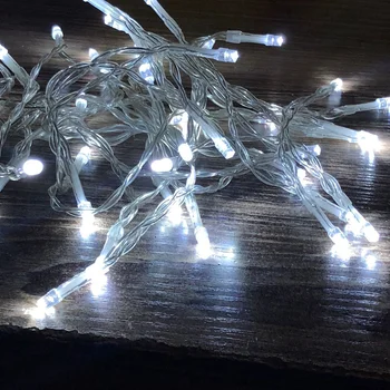 10/20/40/80/160 AA Battery Operated LED String Lights for Xmas Garland Party Wedding Decoration Christmas Flasher Fairy 4
