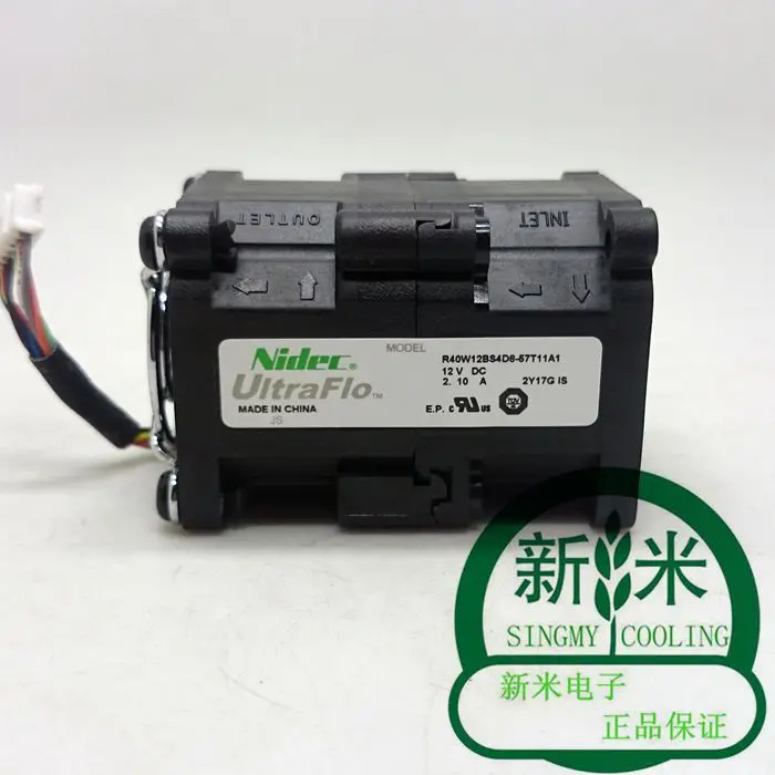 Новый NIDEC R40W12BS4D8 57T11A1 12V 2.10A 4056 высокий объем воздуха вентилятор охлаждения| |