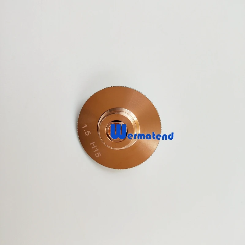 Wermatend 10 шт./лот Raytools сопло Двухслойное хромирование D32 H15mm BM109 BM111 насадки 120GJT0615