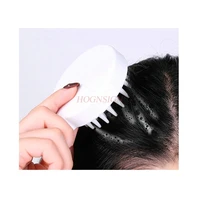 shaved head comb hair combs round adult anti itch massage hairs care silicone shampoo brush household bath manual massager