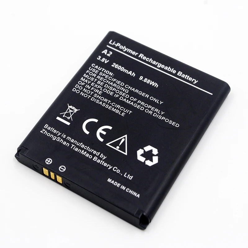 Roson батарея мобильного телефона для AGM A2, 2600mAh Новые резервные батареи Замена для AGM A2 смарт-телефон литий-ионная батарея