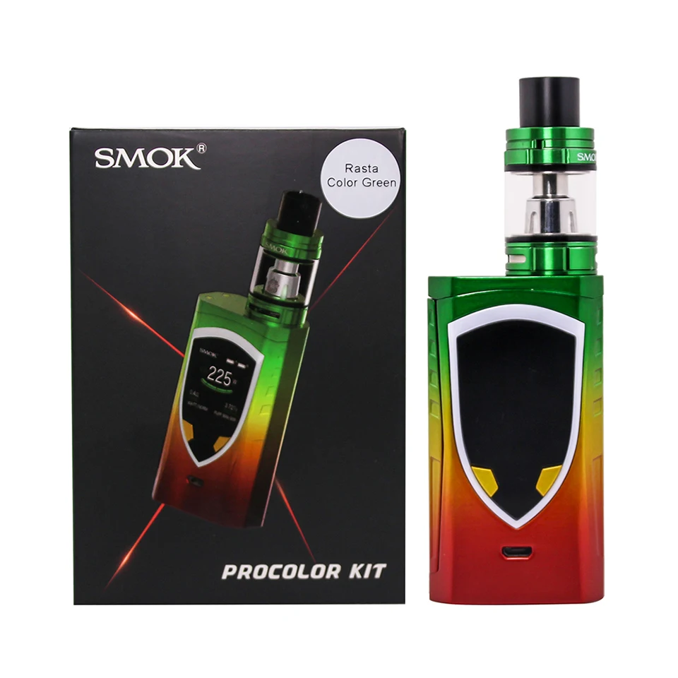 5 шт./партия оптовая продажа Оригинальный SMOK ProColor комплект 225 Вт 18650 батарея 2 мл TFV8
