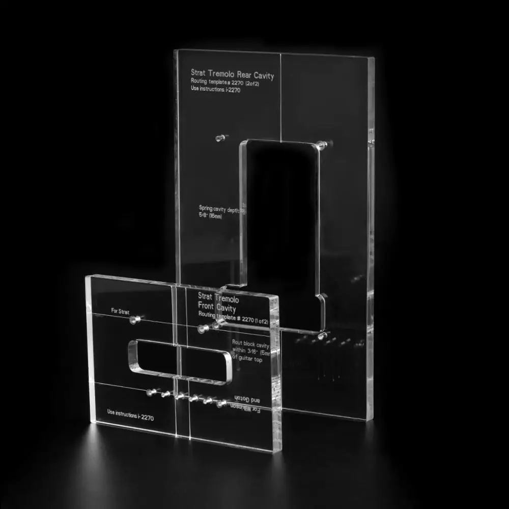 Musiclily Pro CNC Точные акриловые шаблоны для моста тремоло набор традиционной гитары