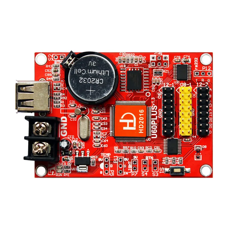 Huidu HD-U60 + HD U60 USB Одиночная и Двухцветная светодиодная карта управления