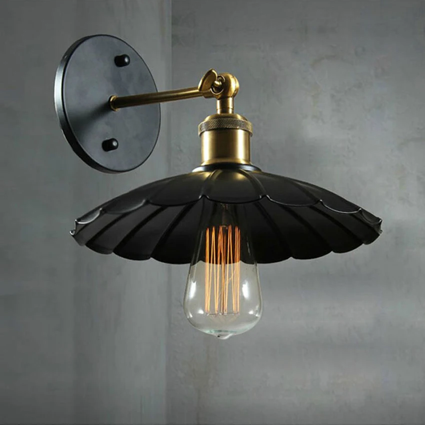 American vintage wall light bedside lamps lights industrial indoor lighting for home 110V/220V diameter 25m | Лампы и освещение