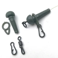 carp fishing tackle safety sleeves solid rings for carp hooks quick change swivels connector terminal tackle
