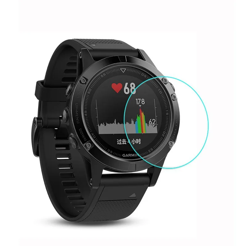 Защита экрана из закаленного стекла 9H 2.5D для Garmin Fenix3 HR Premium пленка смарт часов Fenix 5