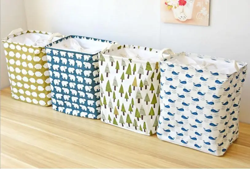 Корзина для белья AU808 с мультяшными животными|storage basket|storage buckettoy storage basket |