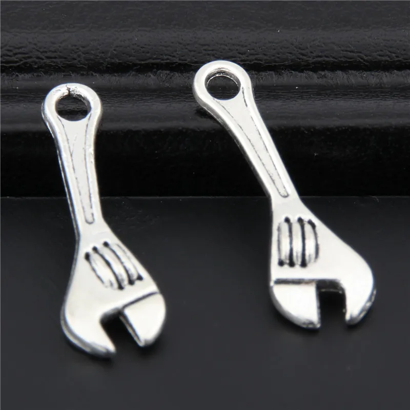 

20pcs Alloy Tool Charms Wrench Shape Charms For Worker A2897