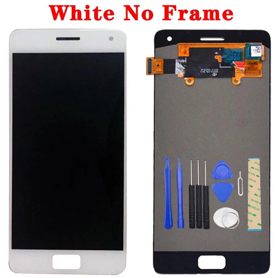 White No Frame Протестировано 5," lenovo ZUK Z2 Pro ЖК-дисплей с сенсорным экраном дигитайзер в сборе с рамкой запасные части ZUK Z2 PRO дисплей - Цвет: White No Frame