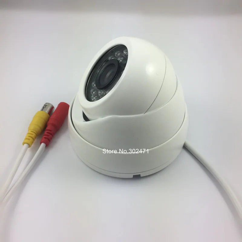 1/4 &quotCMOS (7030) металлическая ИК купольная камера 500tvl 20 м расстояние 3 6 объектив