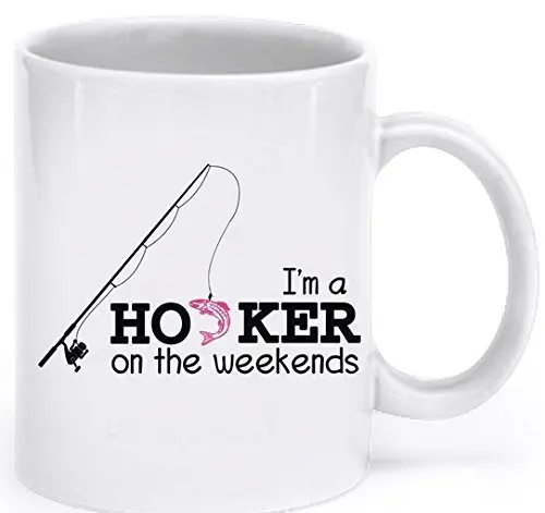 Новые забавные подарки на рыбалку для женщин новинка шутка I'm A Hooker выходные