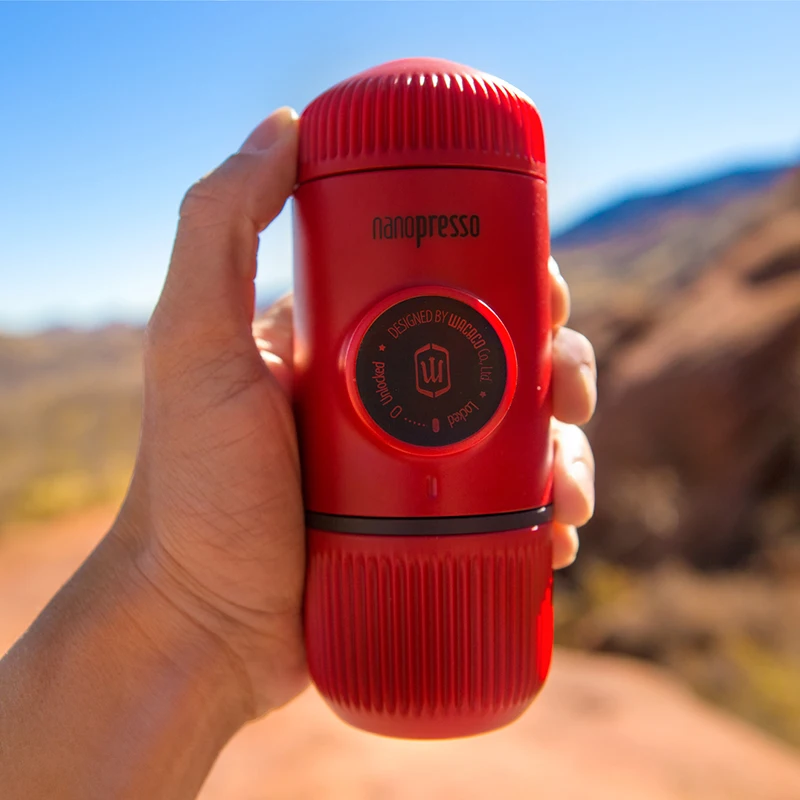 Wacaco Nanopresso портативный кофе эспрессо обновленная версия Minipresso давление 18 бар Red
