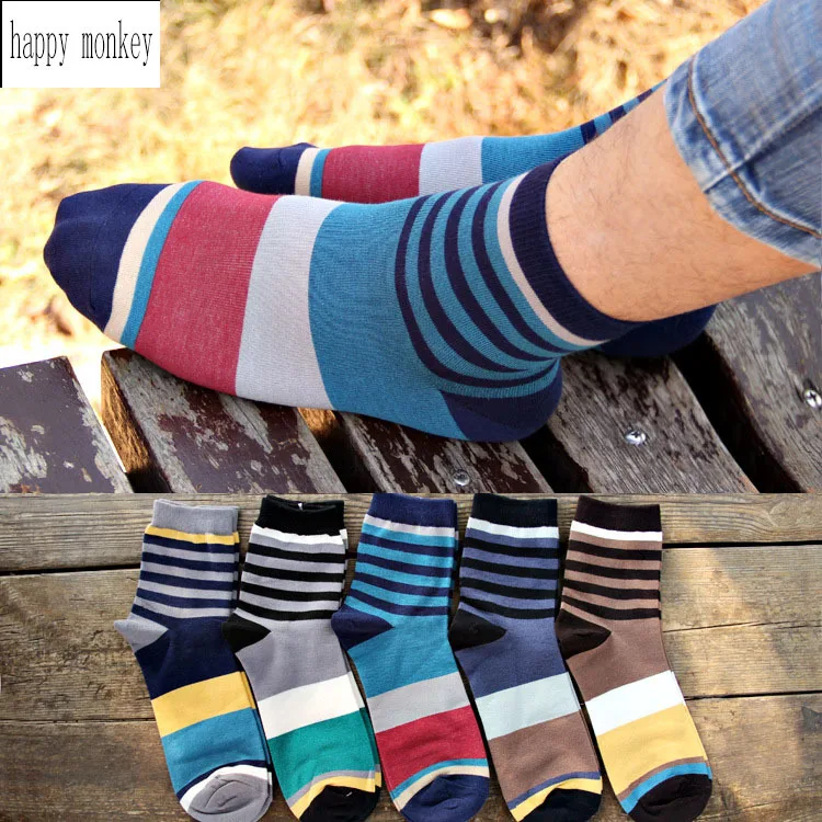 5 пар новых летних и осенних мужских носков высококачественные мужские носки с