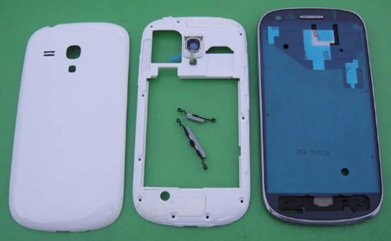 Для Samsung Galaxy S3mini SIII s3 mini рамка для передней панели с ЖК дисплеем и корпусом + Крышка