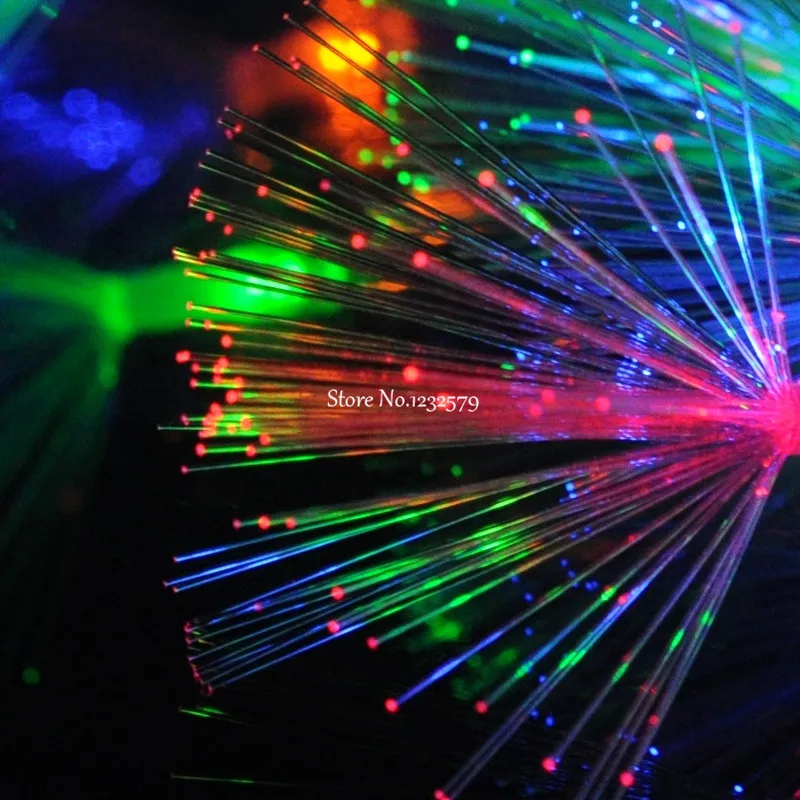 RGB 28 оптоволоконная гирлянда с цветами 5 м светодиодная Luminaria сказочные огни для