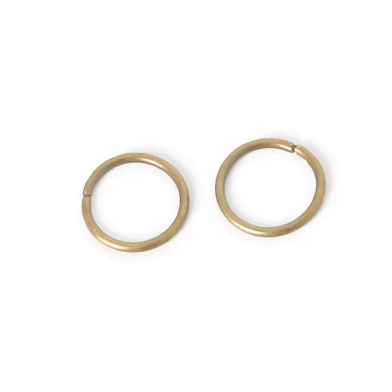 NiceBeads 0 9*10 мм 200 шт. звеньевая петля блестящее Открытое кольцо из черной бронзы для