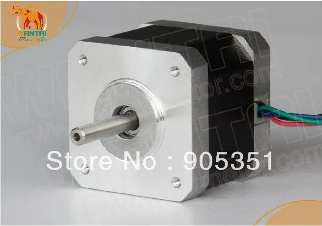 

1PC 3D Printer Nema17 for 1.7A, 4000g.cm, 40mm length, 4-Lead 2 phase Wantai Stepper Motor--42BYGHW609