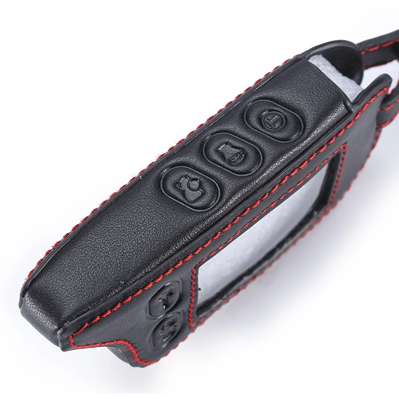 Tomahawk TZ9010 Remote Two Way Car Alarm leather Case Cover keyChain For TZ9030 LCD | Автомобили и мотоциклы