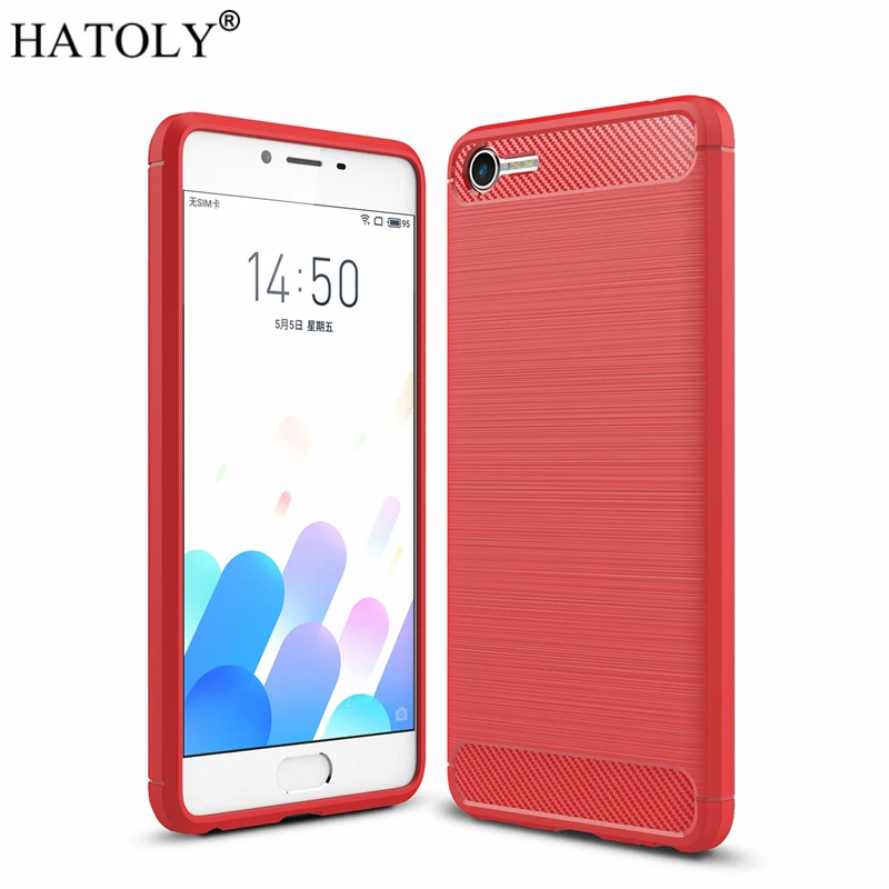 HATOLY для Capa Meizu E2 чехол противоударный мягкий ТПУ матовый прочный силиконовый Meilan
