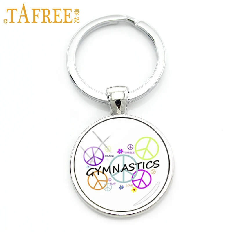 Художественный гимнастический брелок TAFREE популярные спортивные игры для ключей