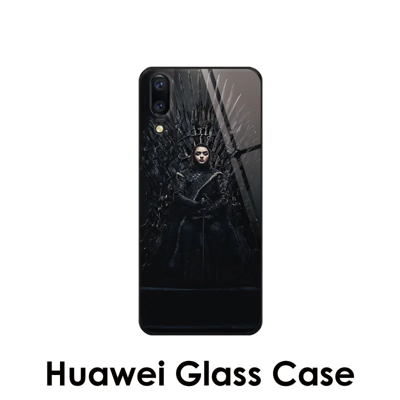 Arya Stark игра трона мягкий силиконовый стеклянный чехол для телефона huawei Honor V mate P 9 10 20 30 Lite Pro Plus Nova 2 3 4 5 - Цвет: AE 1234