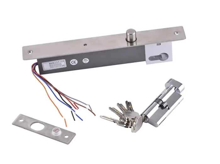 Высокое качество DC 12 V Fail secure выход сигнала Электрический Болт замок с ключом|lock