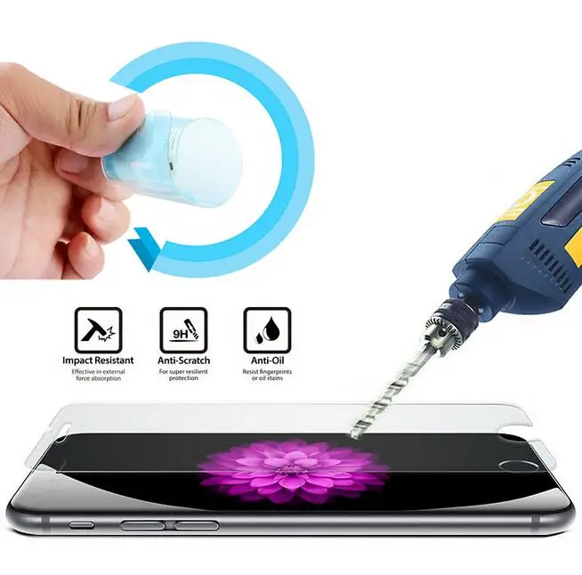 Взрывозащищенная мягкая нано защитная пленка для экрана iPhone 6 6s 7 Plus 4 4S 5SE 5c 5 5S не